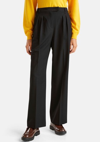 UNITED COLORS OF BENETTON Regular Pants in Black: front