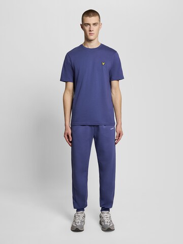 Lyle & Scott Tapered Trousers 'Ergonomic Seam' in Blue