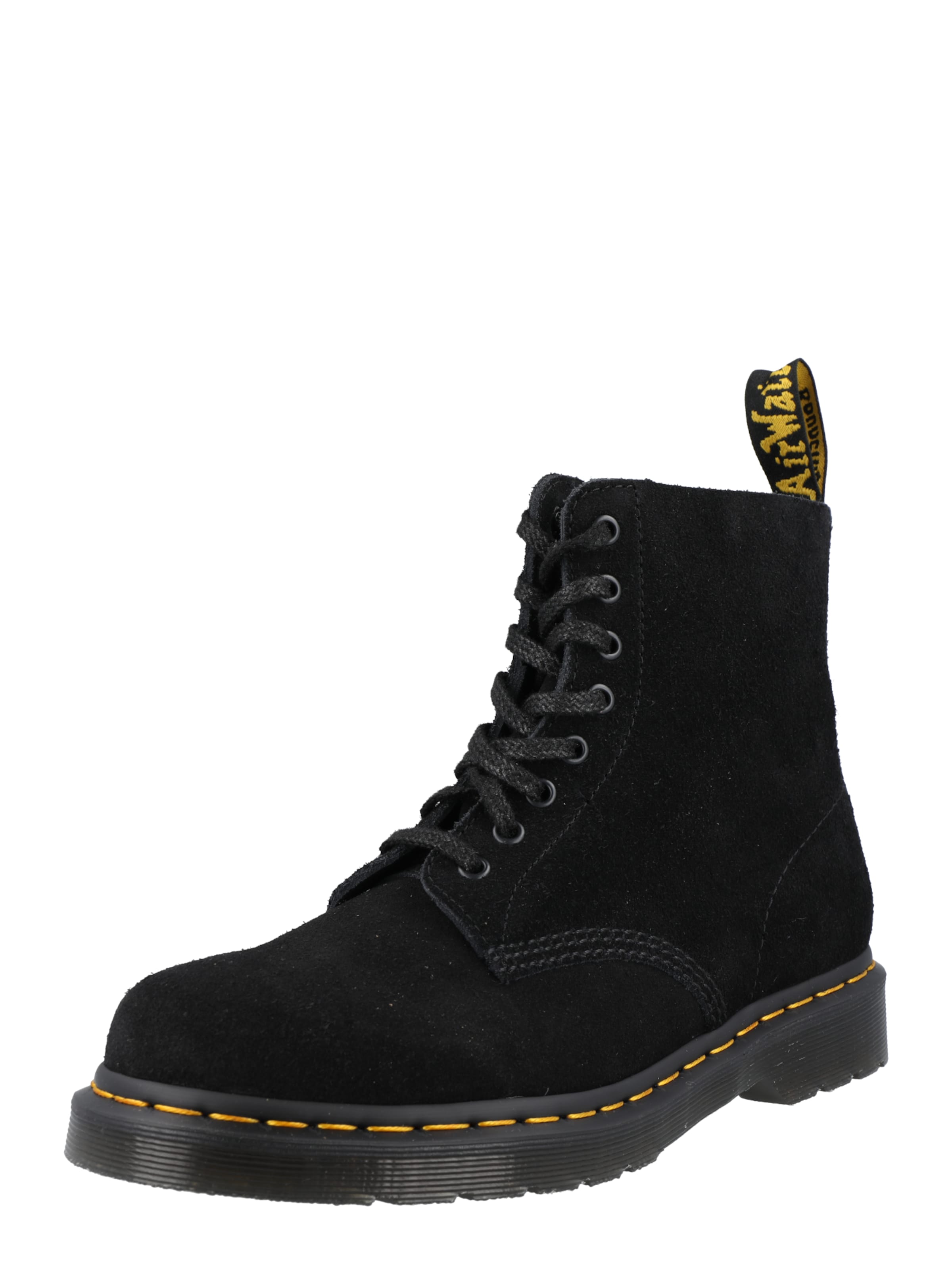 Bottes à lacets 'Pascal' Dr. Martens en noir : devant