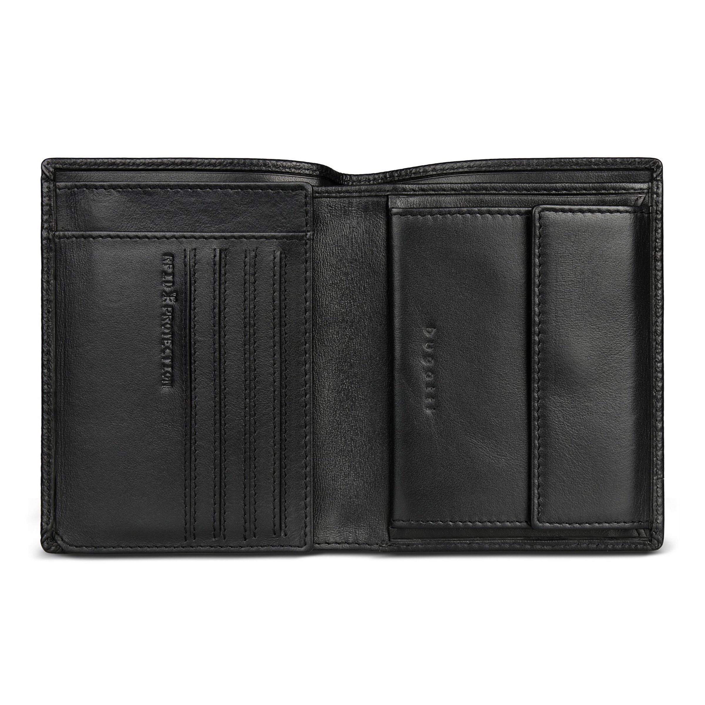 bugatti Portemonnaie in Schwarz