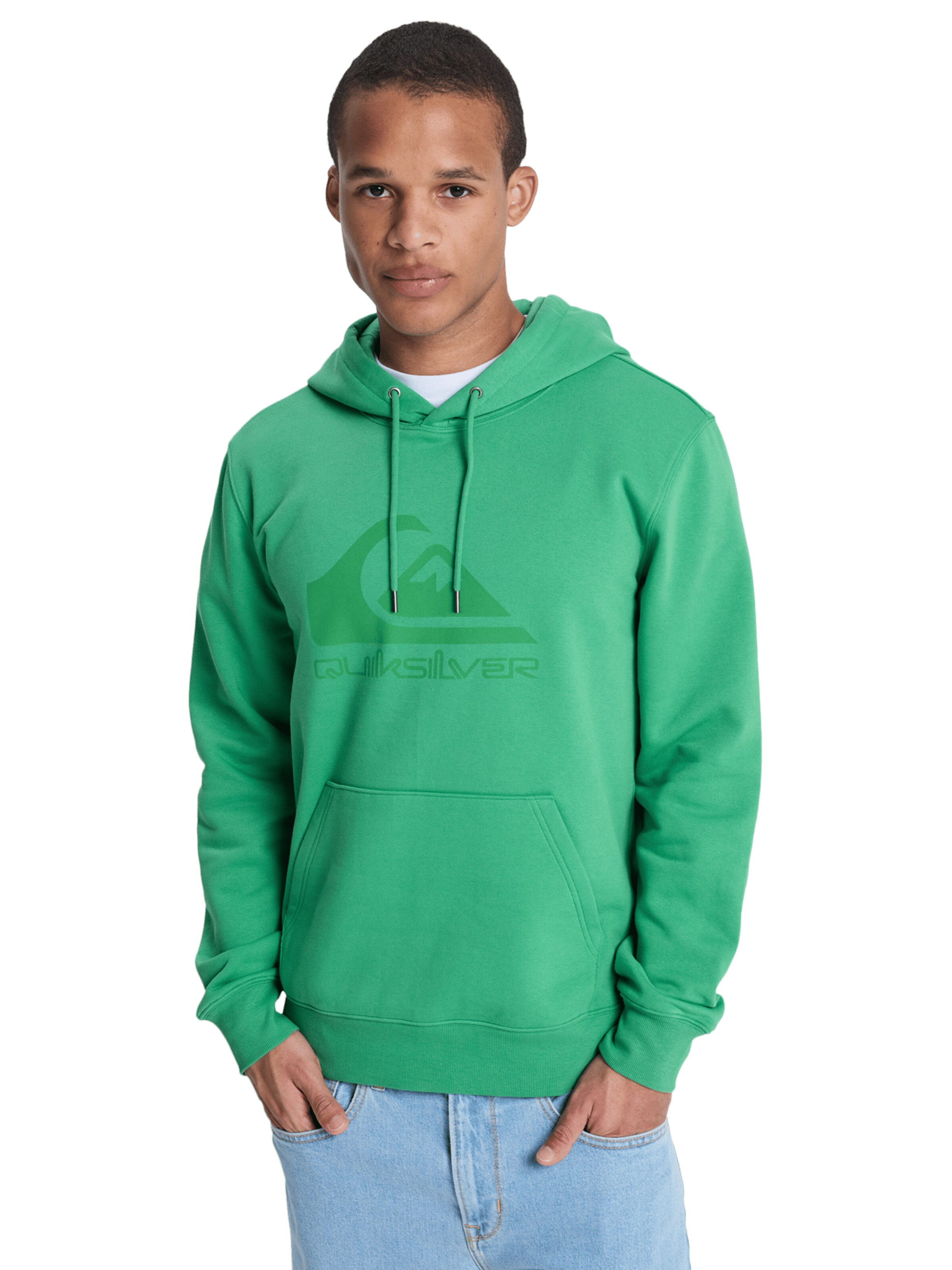 QUIKSILVER Sweatshirt in Grün: Vorderseite