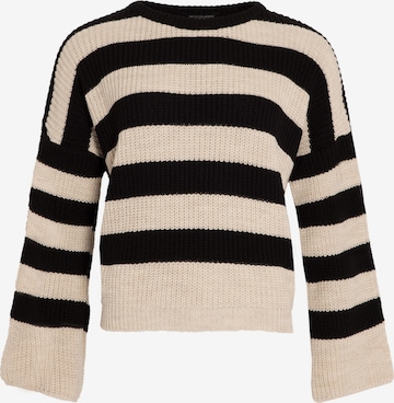 SASSYCLASSY Sweter oversize w kolorze beżowy: przód