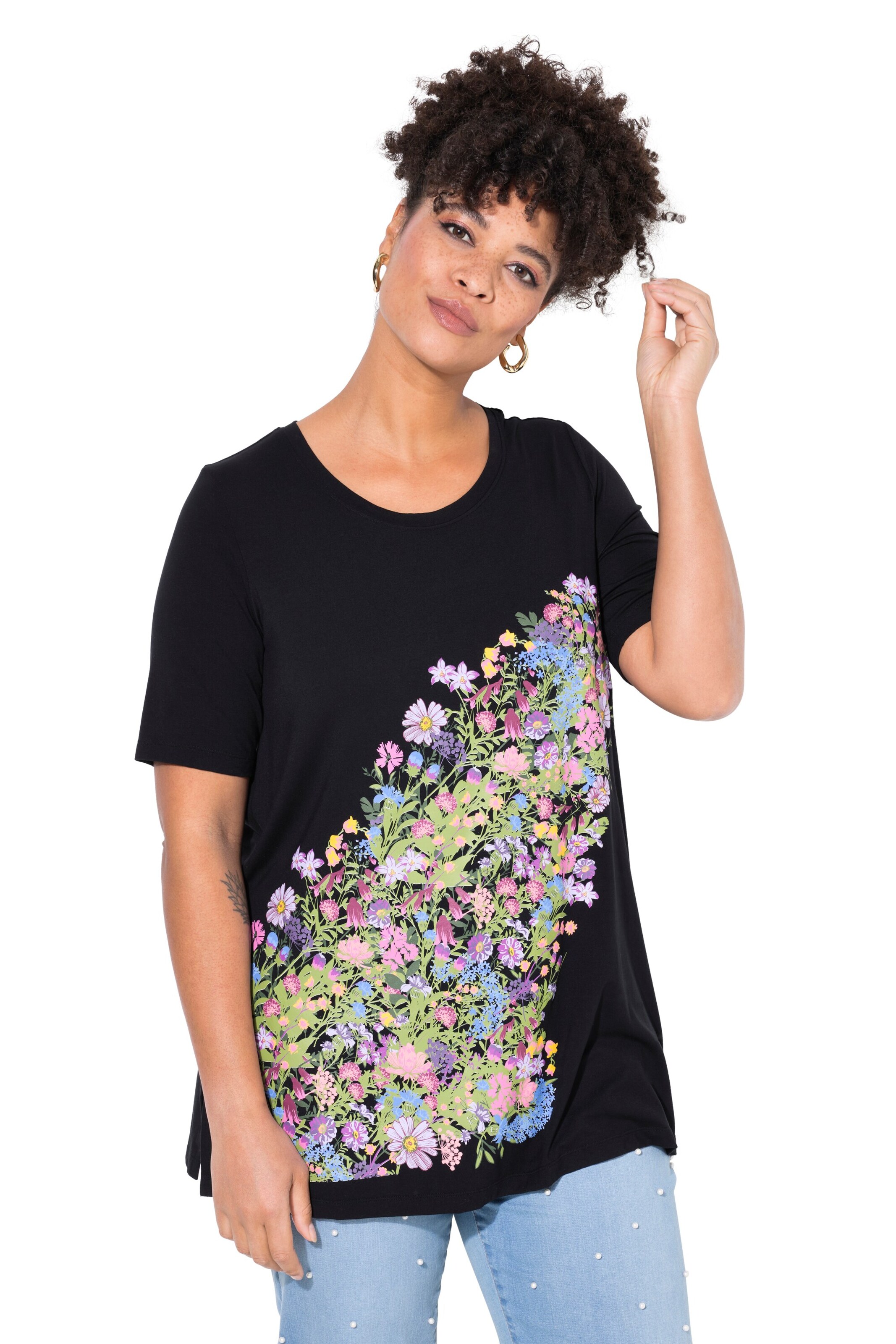 MIAMODA Shirt in Black: front