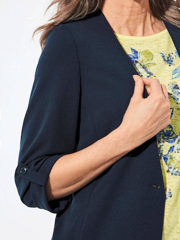 Goldner Blazer in Blau