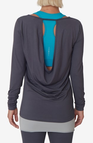 YOGISTAR.COM Top 'Open Back' in Grau