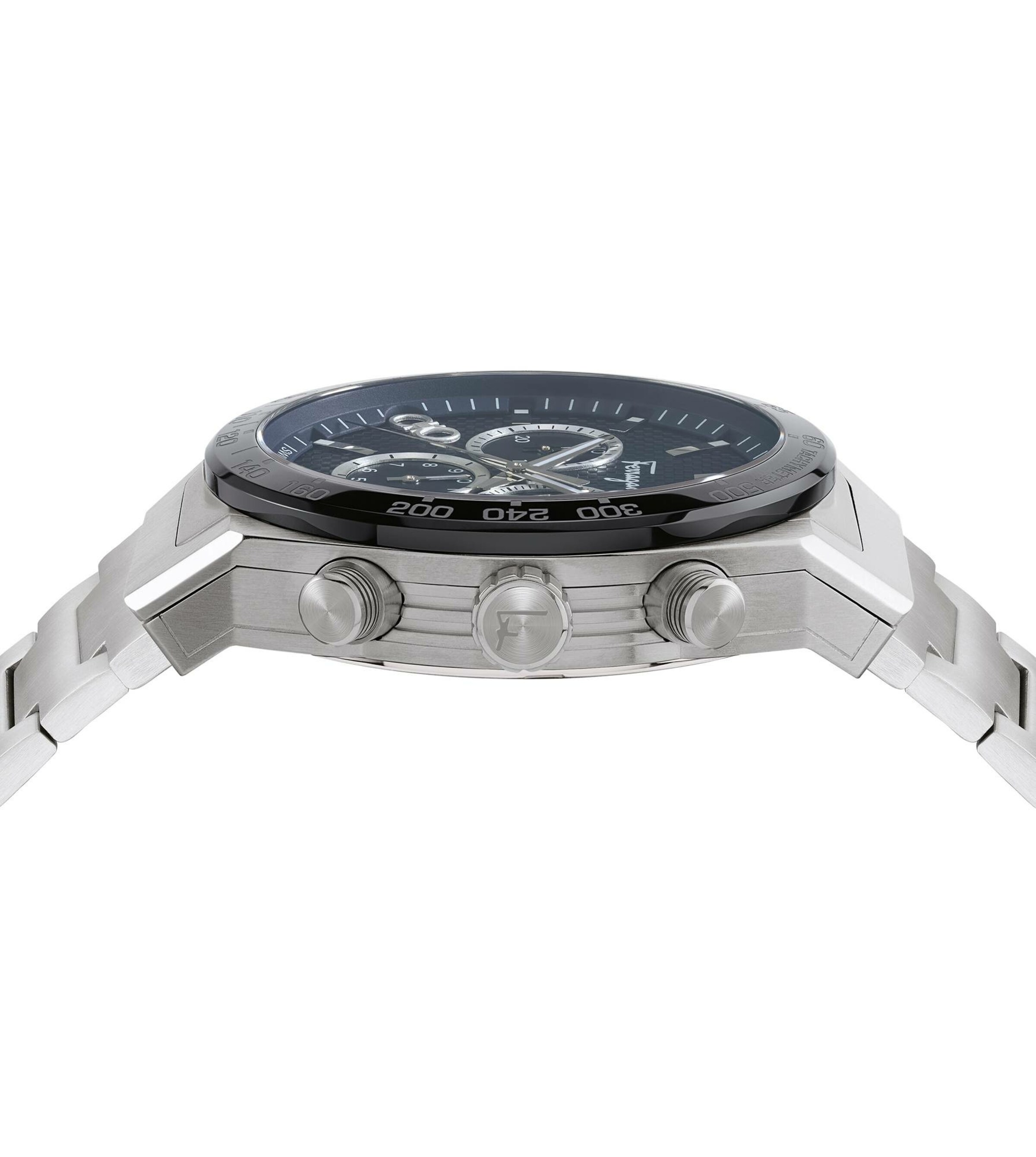 Salvatore Ferragamo Analoguhr in Silber