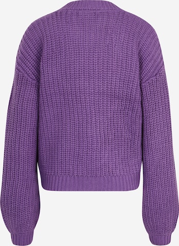 Vila Tall Knit Cardigan 'NORILA' in Purple