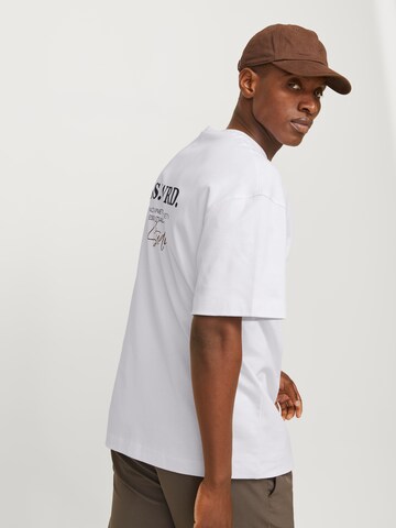JACK & JONES Shirt 'JJEURBAN EDGE STUDIO' in White