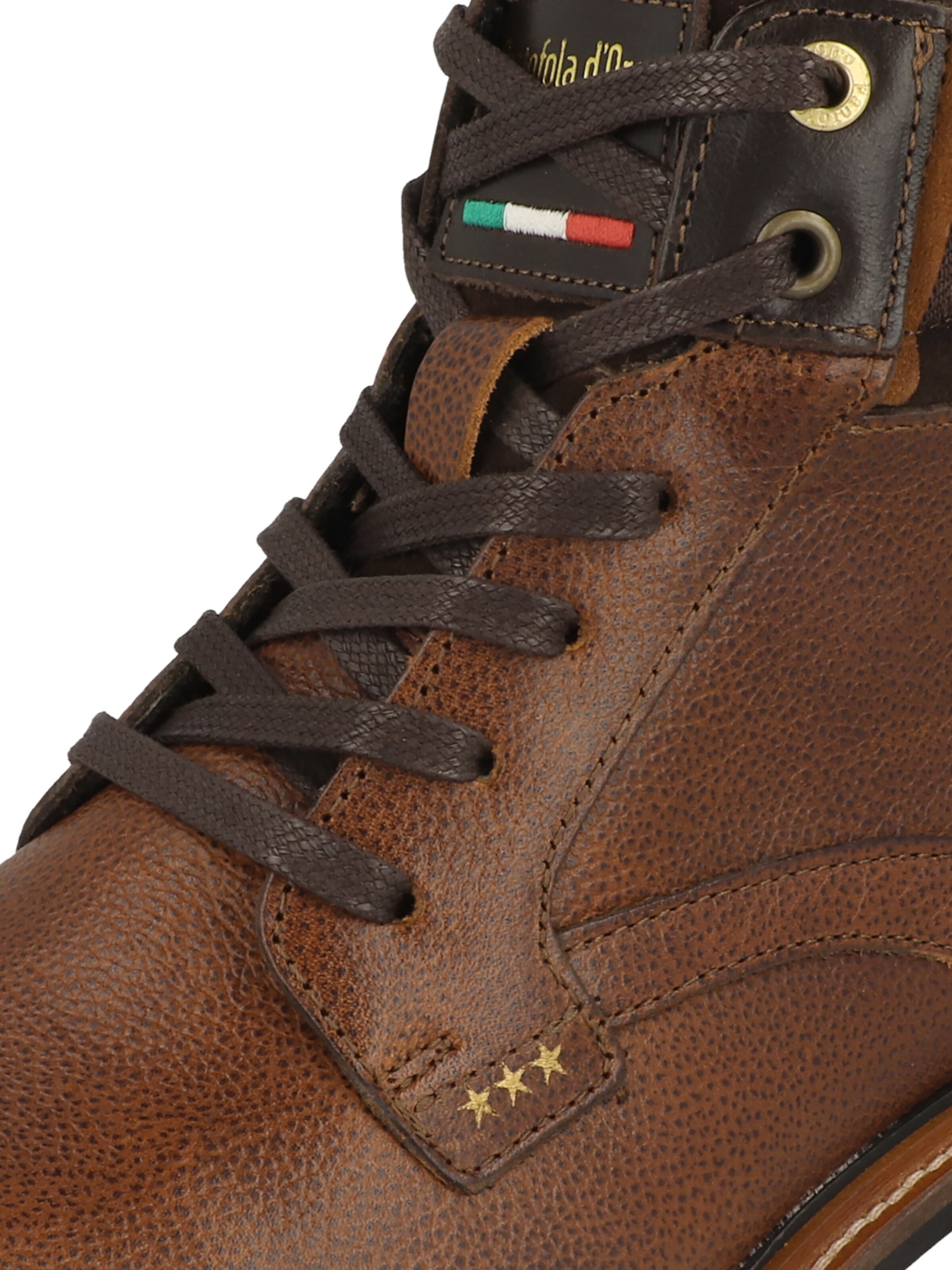 PANTOFOLA D'ORO Schnürboots ' Pizzoli Uomo' in Braun