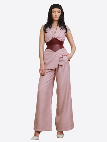 Haute Cuir - Cinturón 'Soreen' en rojo