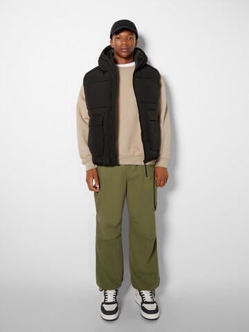 Bershka Vest i sort