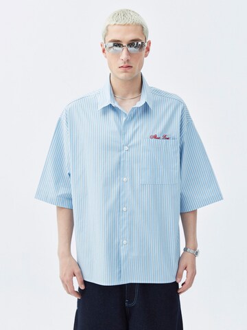 Camicia 'Sherman' di VAMOS CLO in blu: frontale
