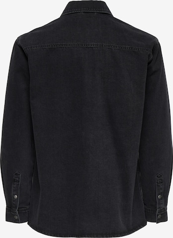 Only & Sons Between-Season Jacket 'Dago' in Black