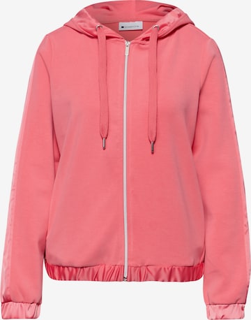 STREET ONE Sweatjacke in Pink: Vorderseite