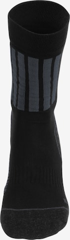 Chaussettes de sport normani en noir : devant