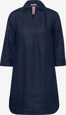 Robe-chemise CECIL en bleu : devant