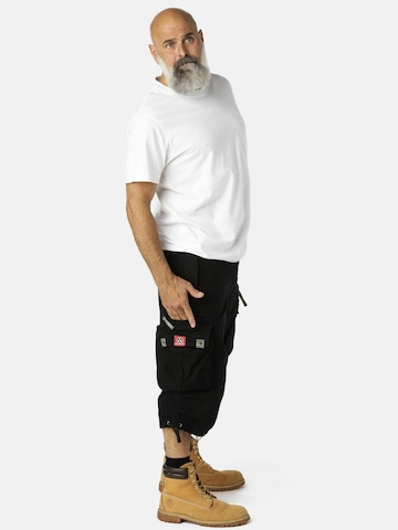 Molecule Loosefit Cargobroek 'BAGGY' in Zwart