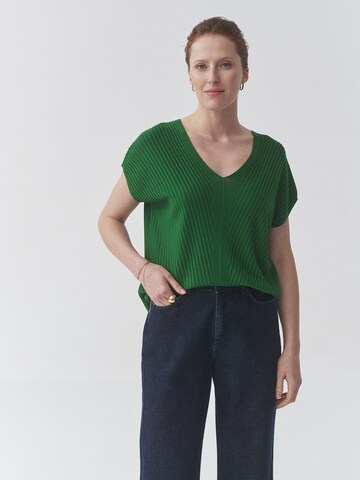 Pull-over 'Geri' TATUUM en vert : devant
