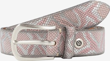 Ceinture b.belt Handmade in Germany en rose : devant