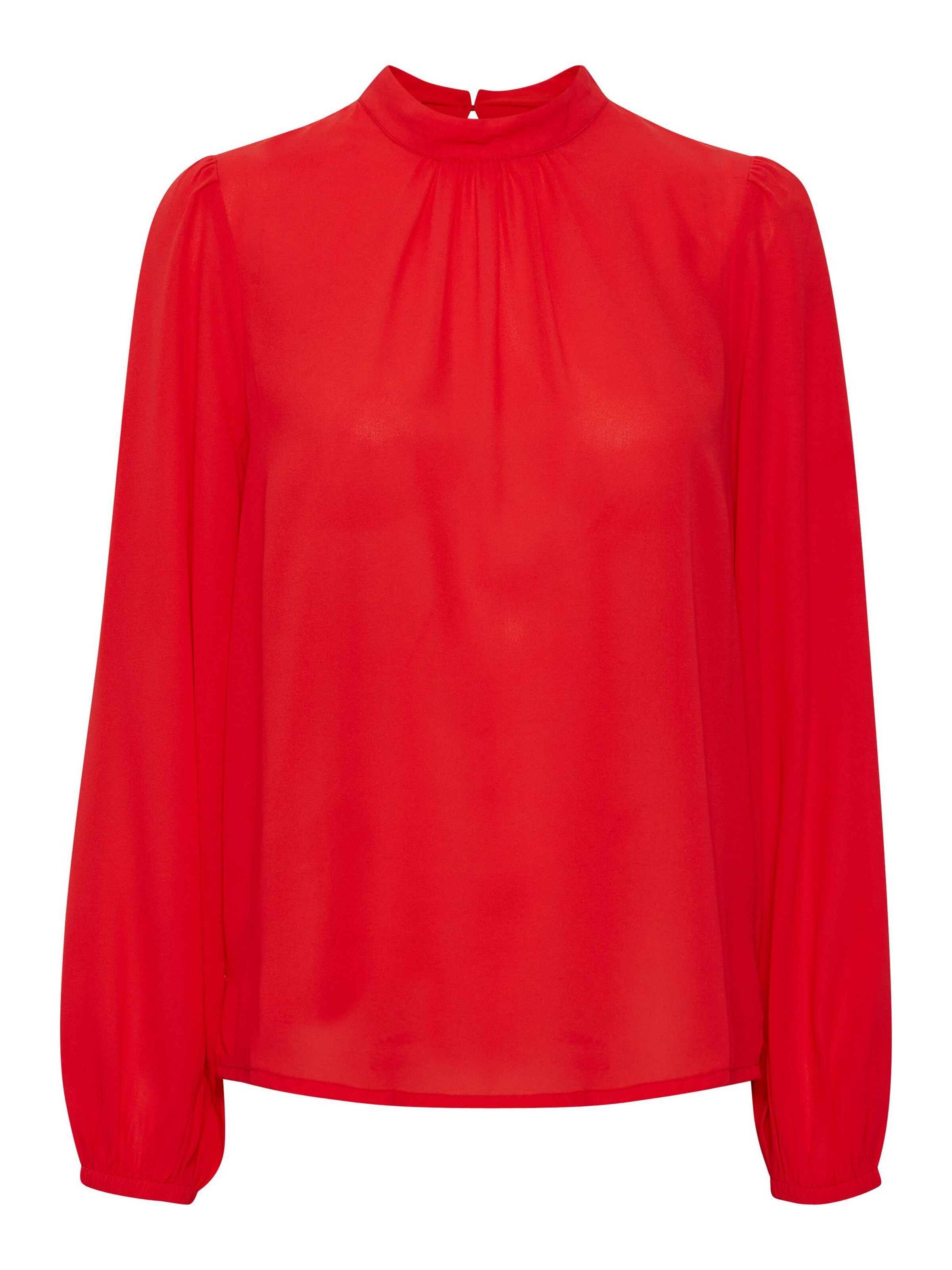 ICHI Bluse 'Celllani' in Rot: Vorderseite