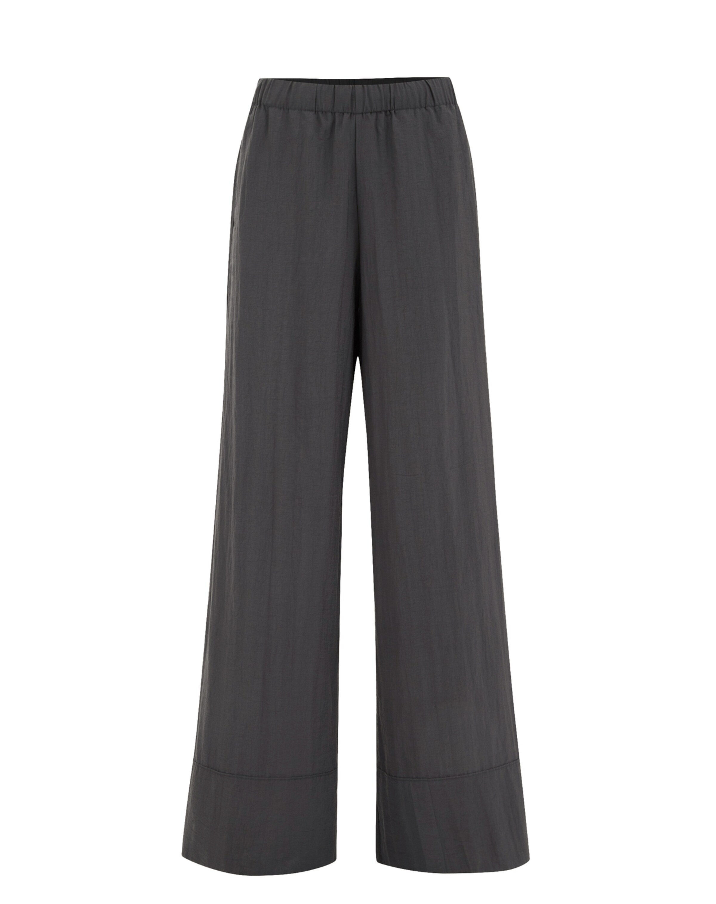 WE Fashion Regular Панталон в сиво: отпред