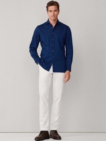 Hackett London Slim fit Overhemd ' ESS' in Blauw