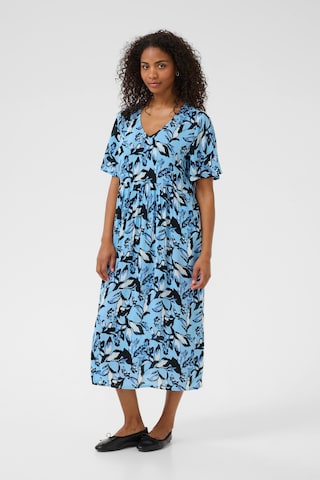 Robe 'Jessi Amber' Kaffe en bleu : devant