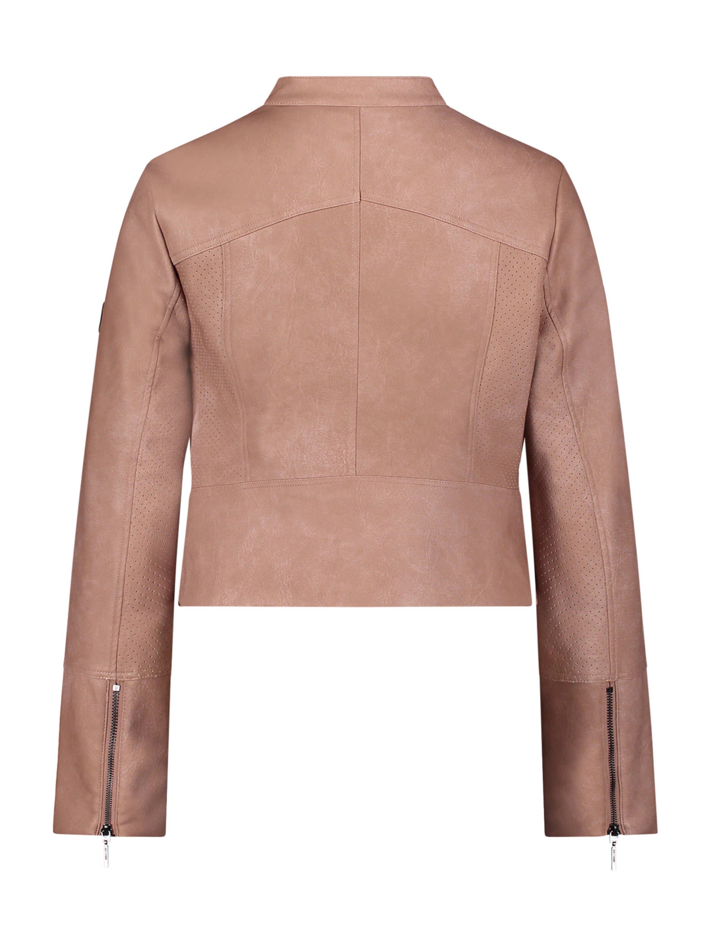 Amber & June Φθινοπωρινό και ανοιξιάτικο μπουφάν σε ροζ