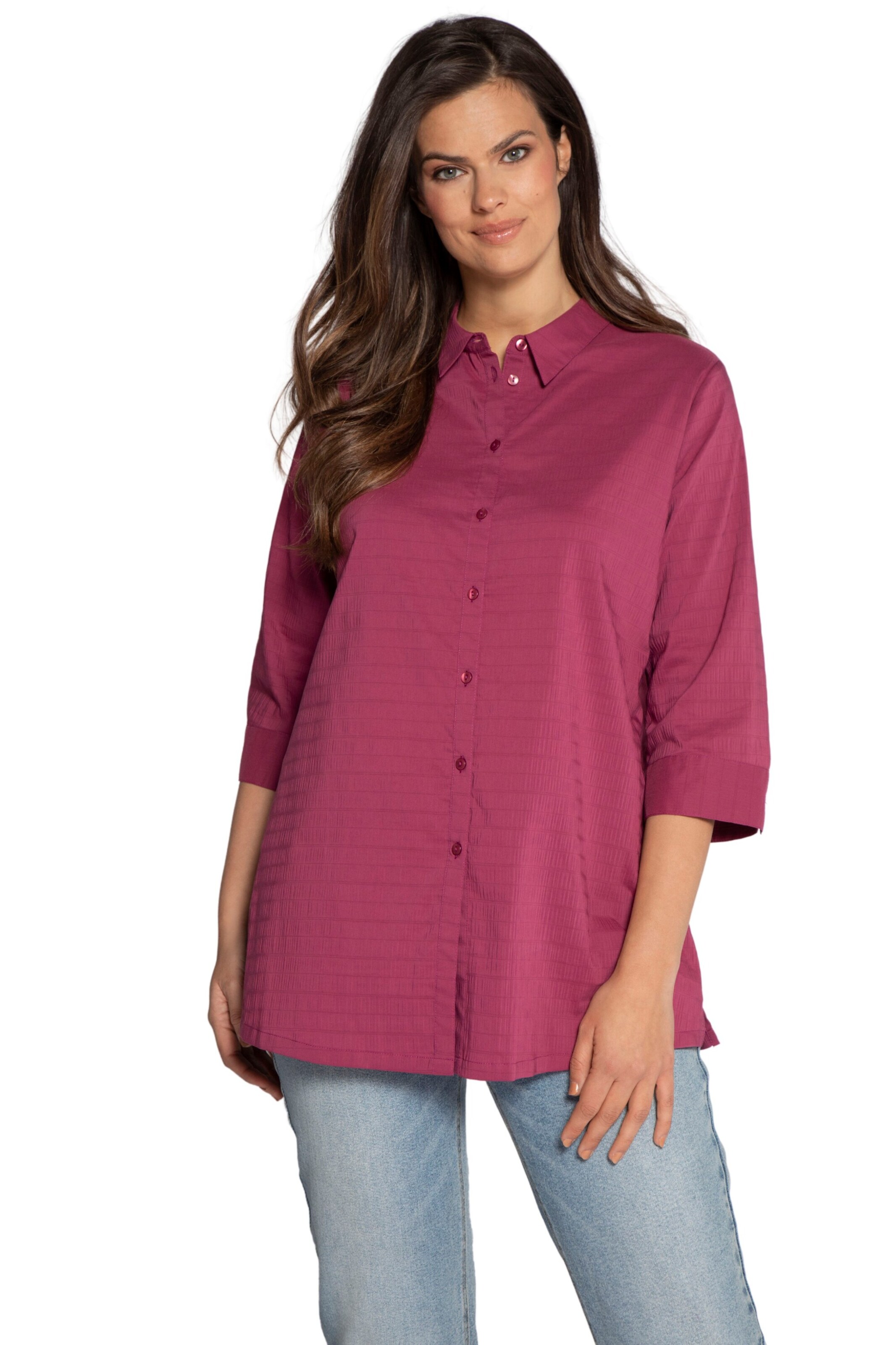 Ulla Popken Bluse in Lila: Vorderseite