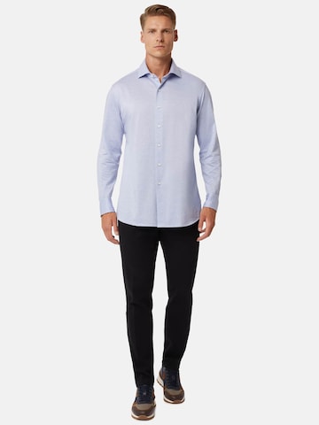 Coupe regular Chemise Boggi Milano en bleu