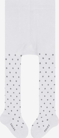 FALKE Tights 'Little Dot' in White: front