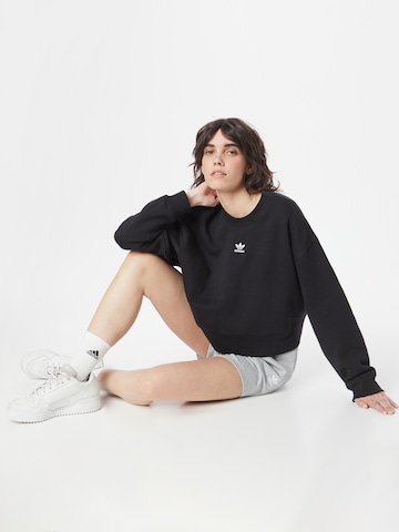 ADIDAS ORIGINALS Sweatshirt 'Adicolor Essentials' in Black