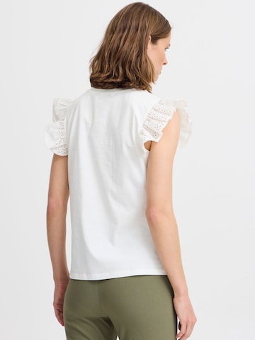 T-shirt 'Rika' b.young en blanc