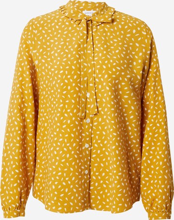 SEIDENSTICKER - Blusa 'Schwarze Rose' en amarillo: frente