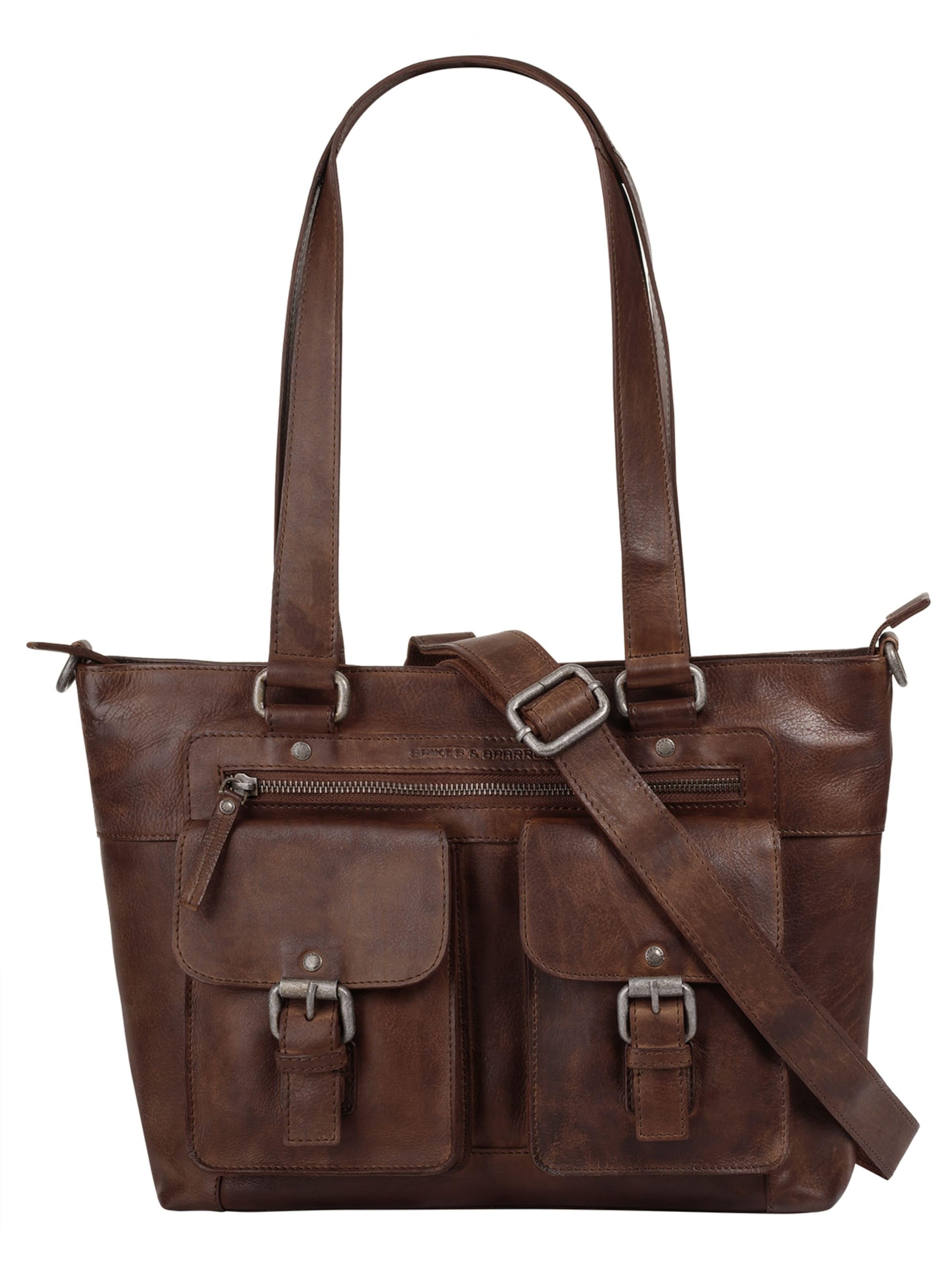 Spikes & Sparrow Shopper‌ in Braun: Vorderseite