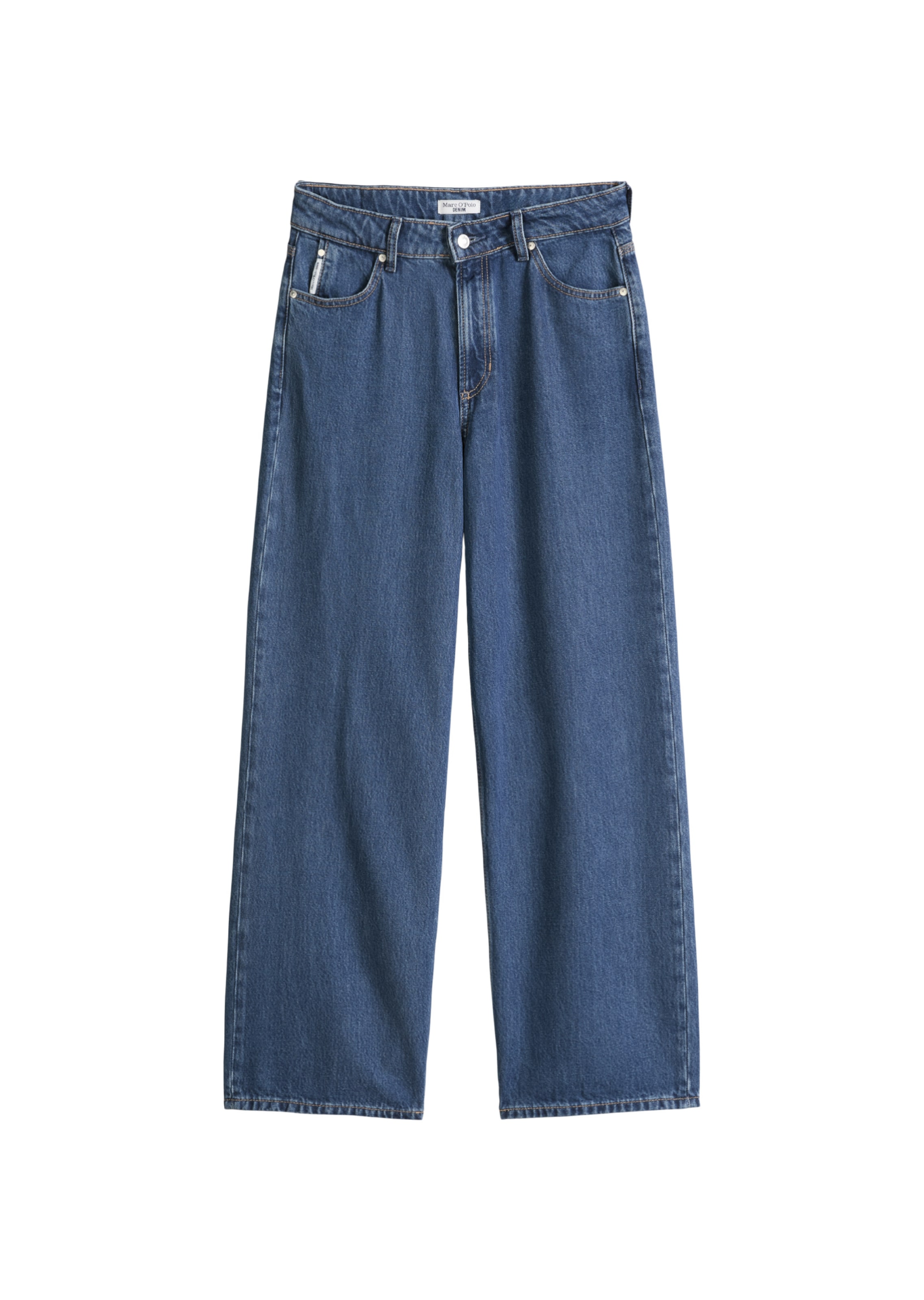 Marc O'Polo DENIM Loosefit Jeans in Blauw: voorkant