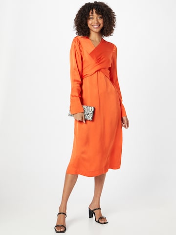 DAY BIRGER ET MIKKELSEN فستان للمناسبات 'Mila' بلون برتقالي