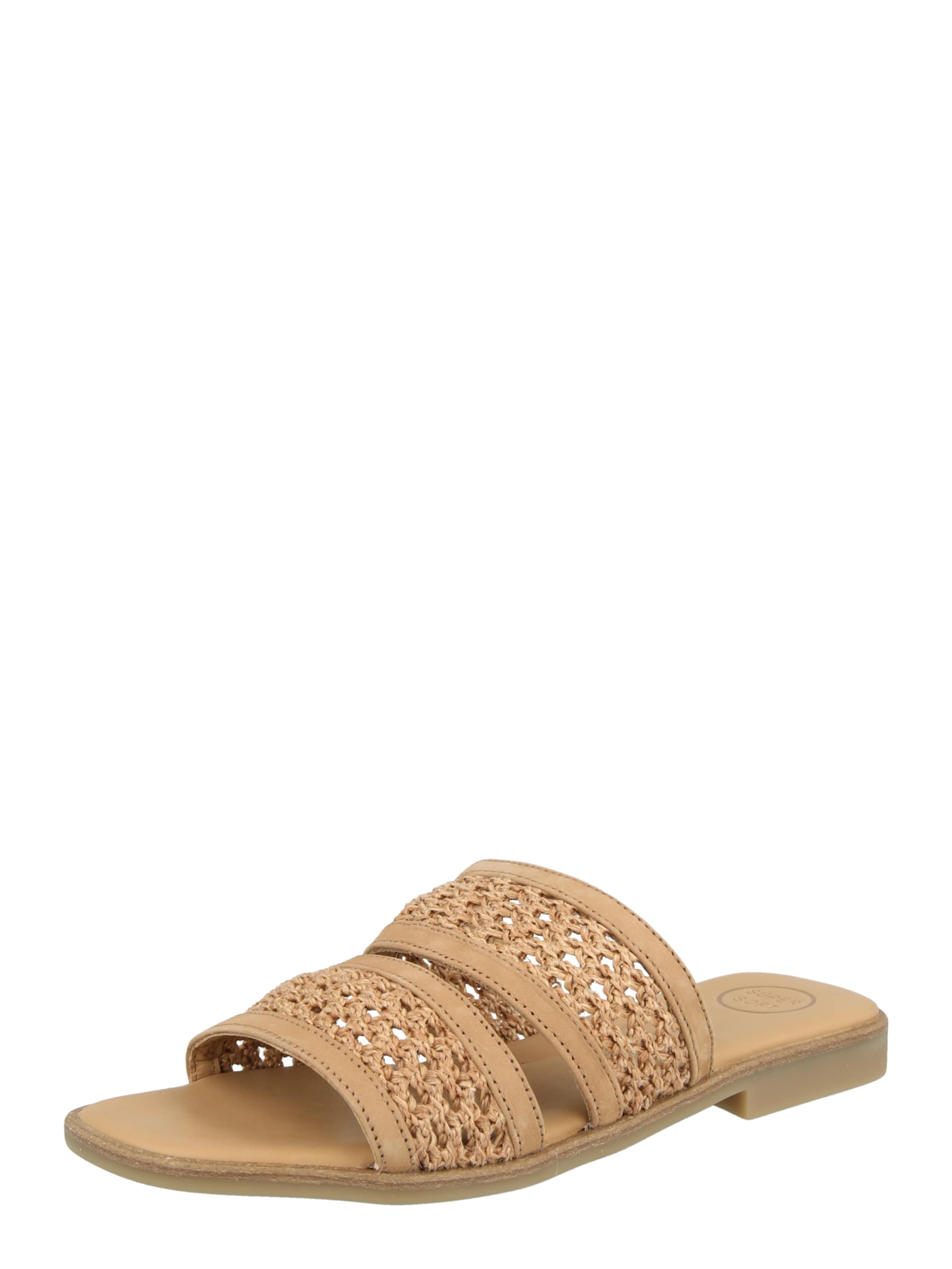 Paul Green Pantolette in Braun: Vorderseite