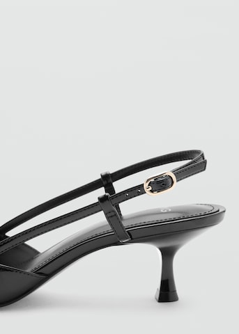 MANGO Slingpumps 'TONIOBL' in Zwart