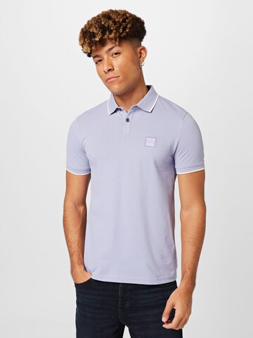 BOSS Orange Shirt 'Passertip' in Purple: front