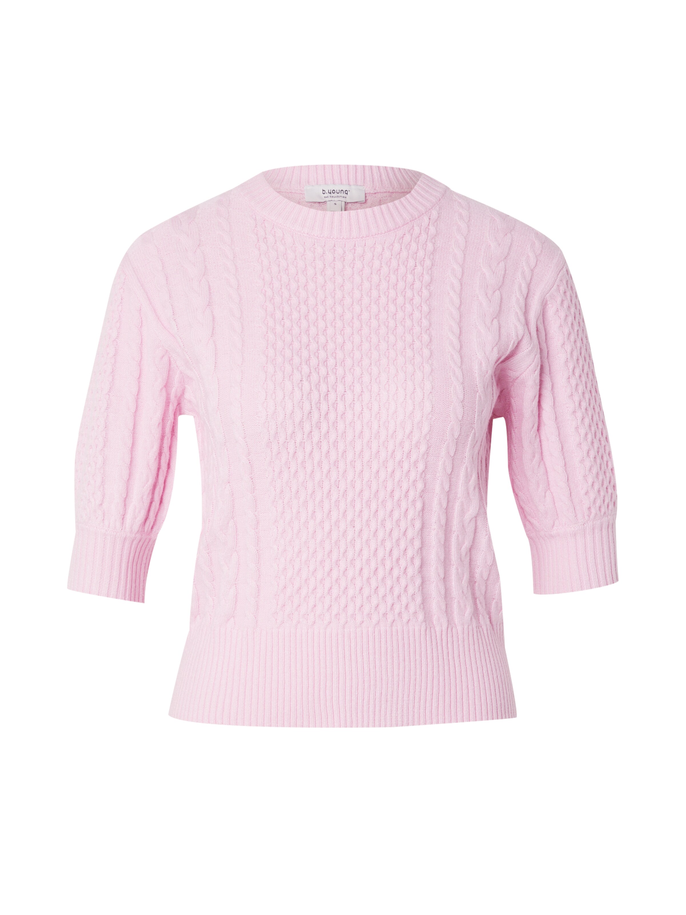 b.young Πουλόβερ 'BYNibe' σε ροζ: μπροστά