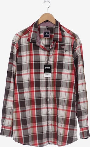 Engbers Button Up Shirt in XXXL in Grey: front