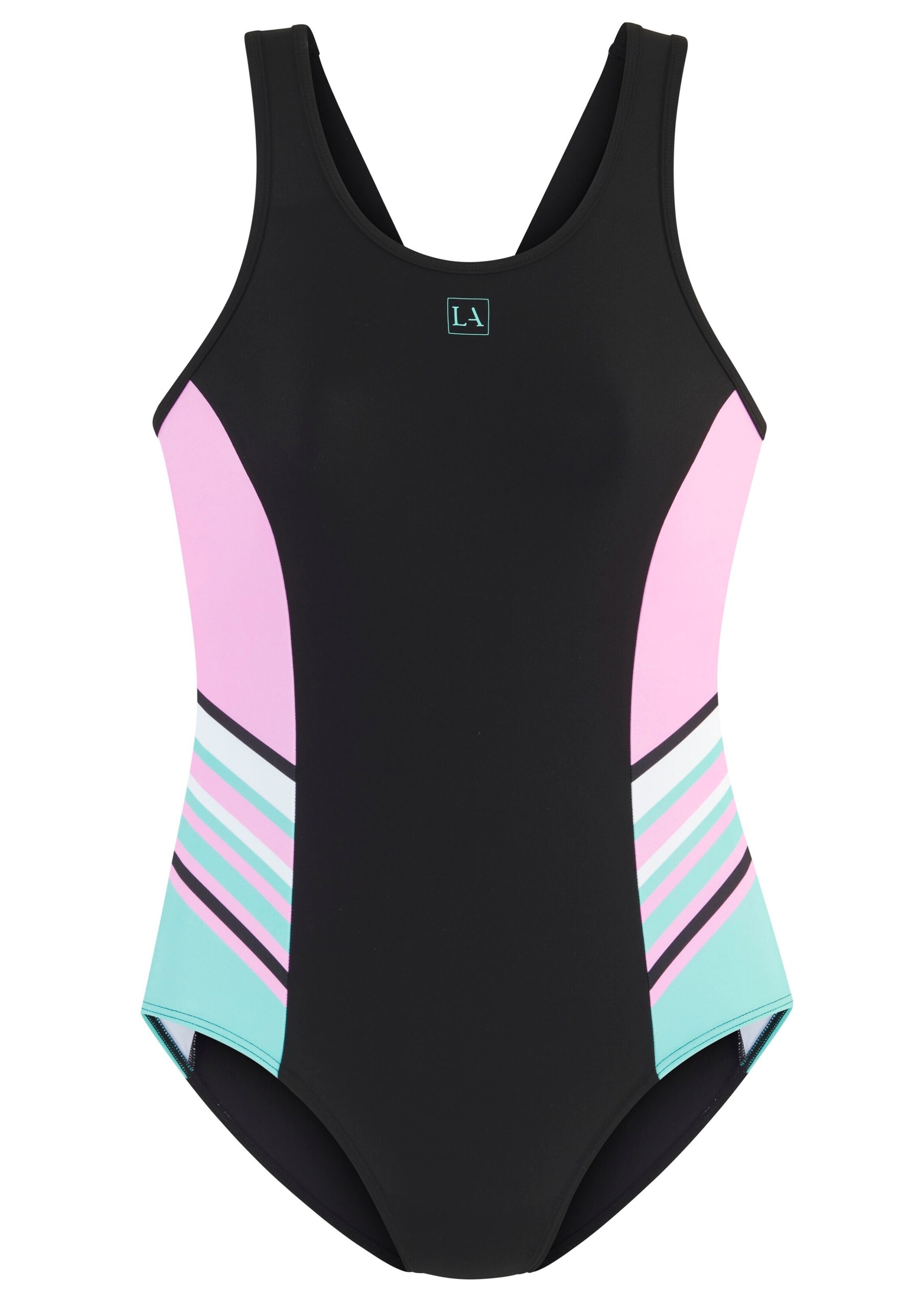 LASCANA ACTIVE Active Swimsuit in Black: front