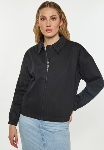 DreiMaster Vintage Übergangsjacke in Schwarz: predná strana