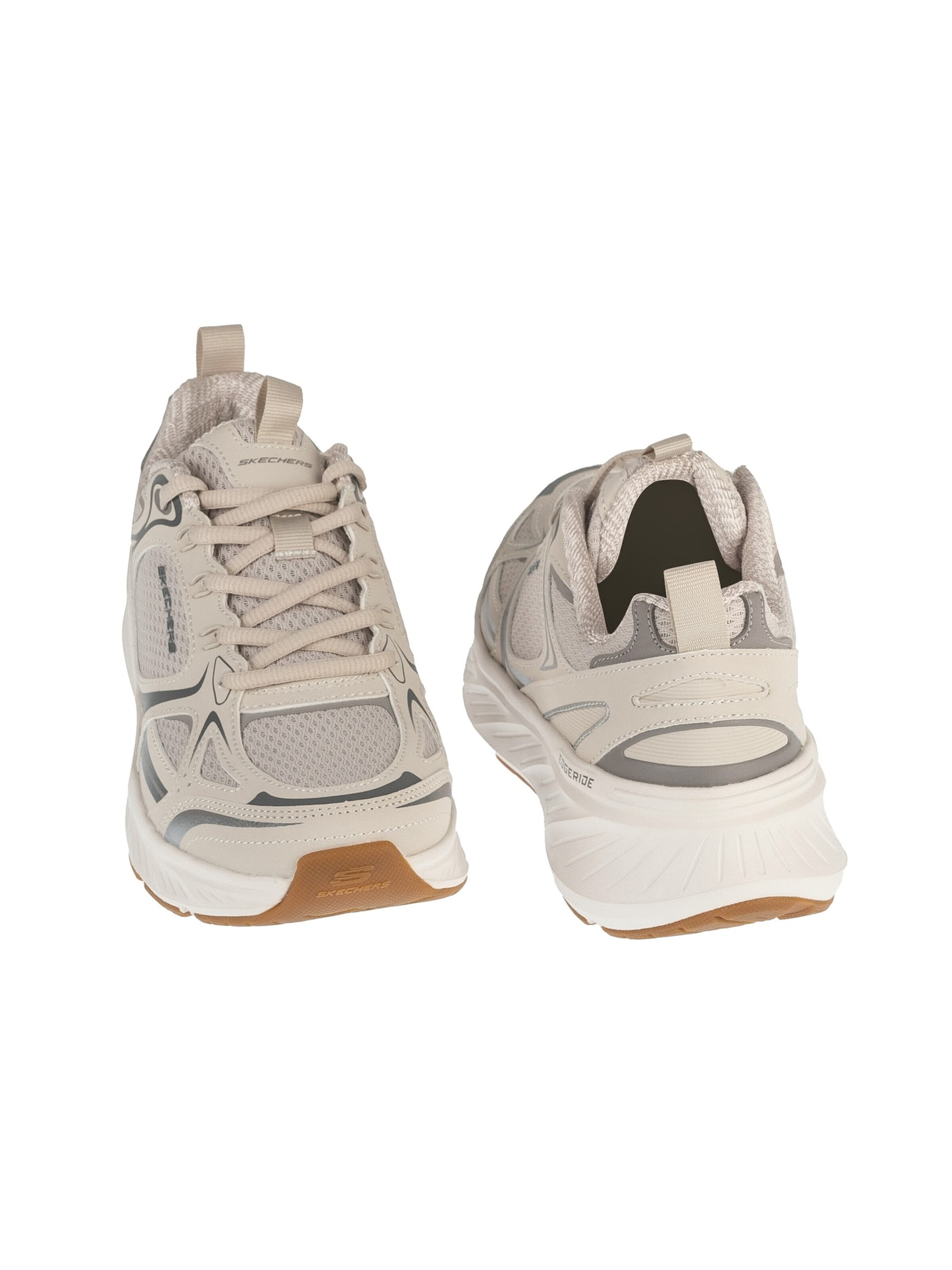 SKECHERS Sneakers laag 'Skechers Edgeride - Silver Eclipse' in Beige