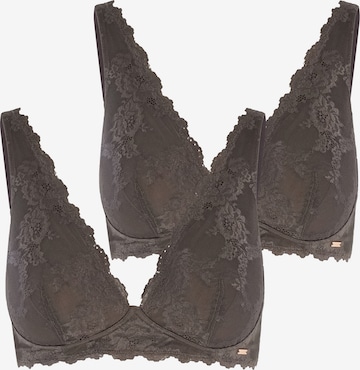 Soutien-gorge ' Royal Dream mit Spitze ' Royal Lounge Intimates en gris : devant