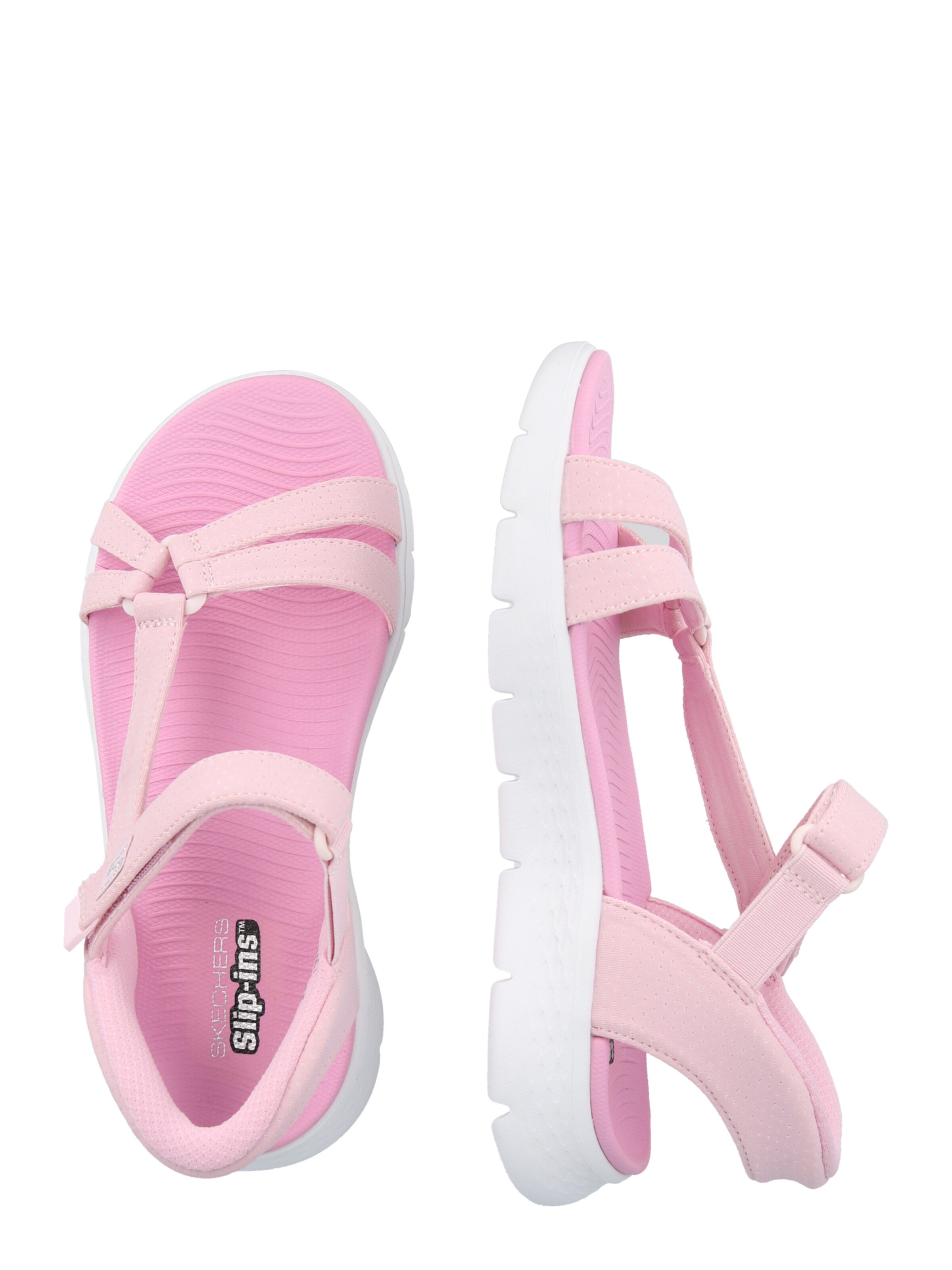 SKECHERS Σανδάλι 'GO WALK FLEX SANDAL-LOTS OF S' σε ροζ