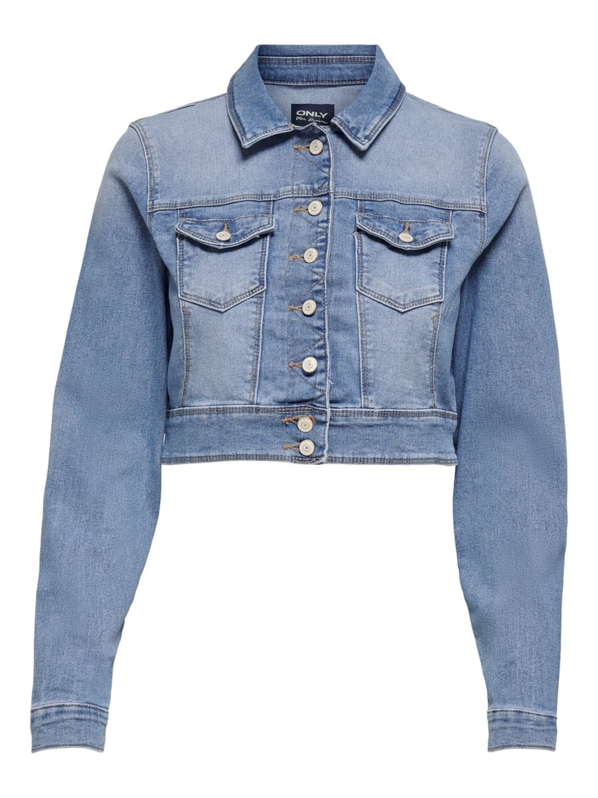 ONLY Демисезонная куртка в Синий: спереди