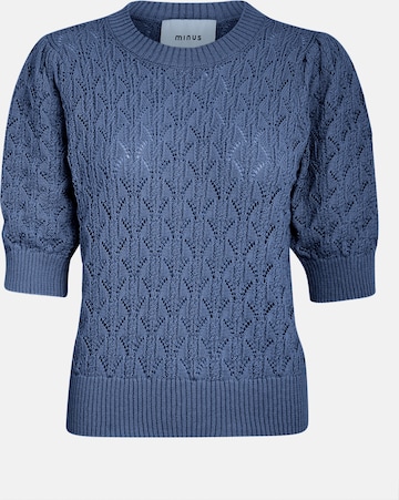 Pull-over 'Lamina' minus en bleu : devant