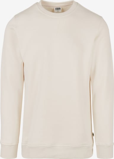 Urban Classics Big & Tall Sweatshirt 'Organic Basic Crew' in Sand / White, Item view
